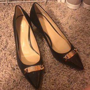 Coach heels black size 7